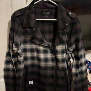 Diamond Supply Co. Catskill Moto plaid Jacket NWT
